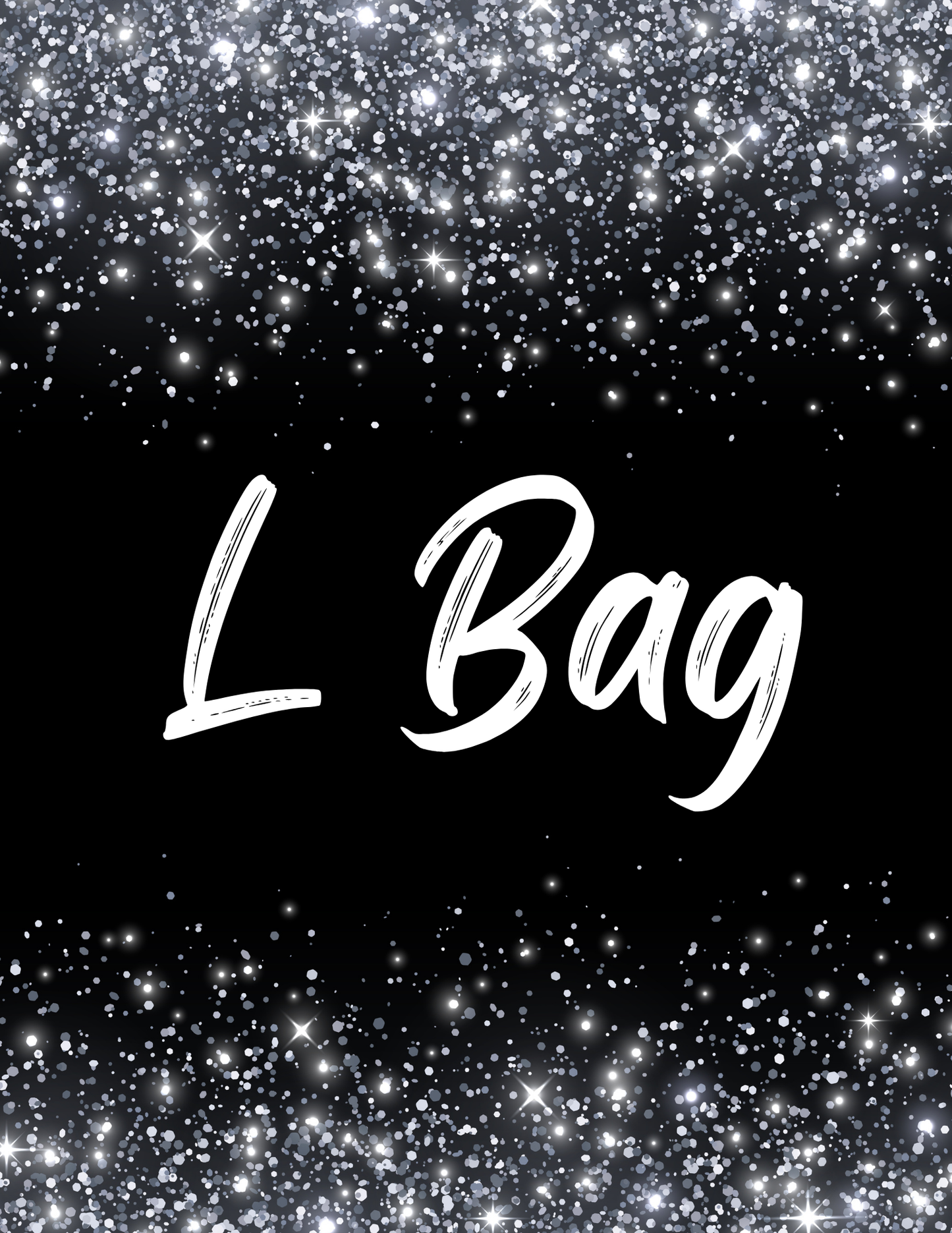Designer L Bag Straw Topper