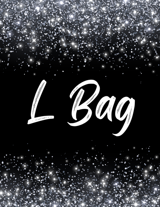 Designer L Bag Straw Topper